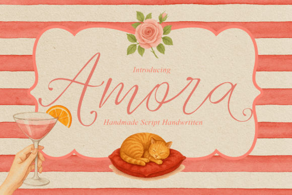 Amora Script: Elevate Your Visual Design with Elegant Typography