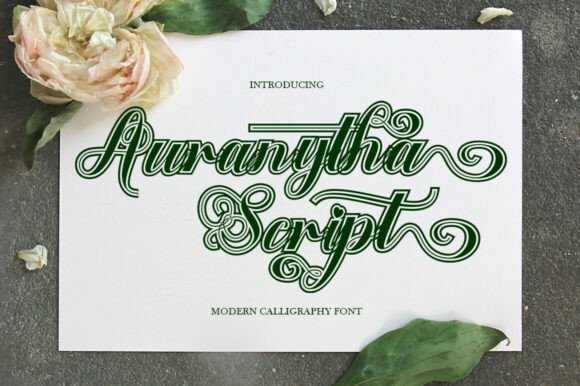 Auranytha Script: Modern Elegance in Typography