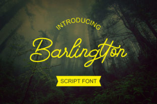 Barlingtton Script: Authentic Handwritten Charm for Design