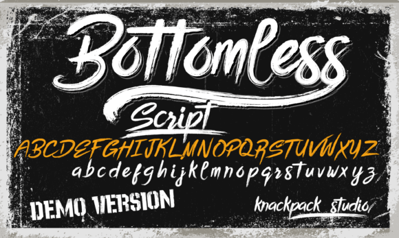 Bottomless Script: Unleashing Raw Energy in Your Designs