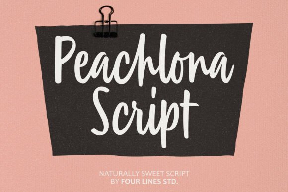 Bringing Warmth to Your Designs with Peachlona Script