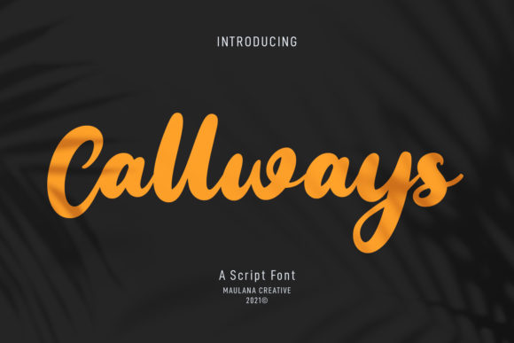 Callways Script: The Handwritten Font for Authentic Branding