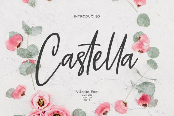 Castella Script: A Handwritten Font with Character