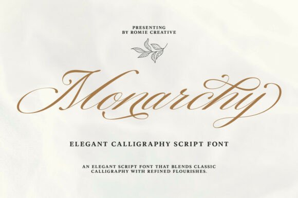 Elevate Your Designs with Monarchy Script