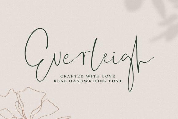 Everleigh Script: Bringing Heart and Authenticity to Your Designs