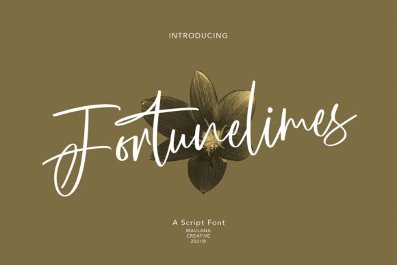 Fortunelimes Script: A Laid-Back Font for Modern Branding