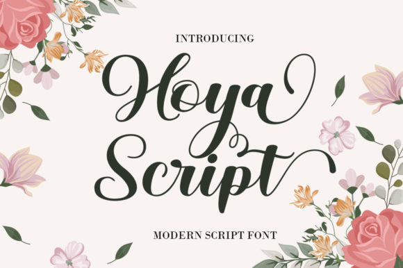 Hoya Script: The Handwritten Font for Modern Creative Projects