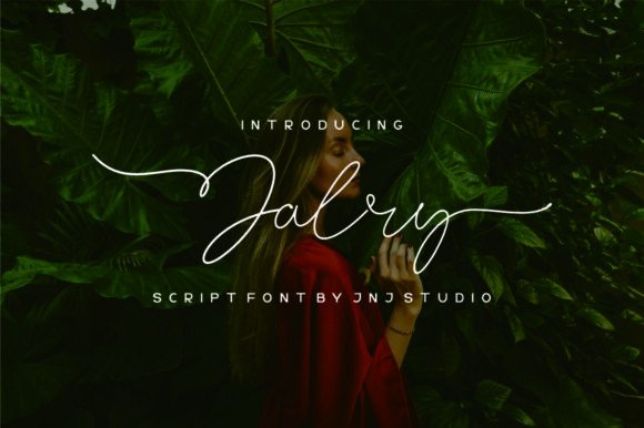 Jalry Script: The Signature Font for a Personal Brand