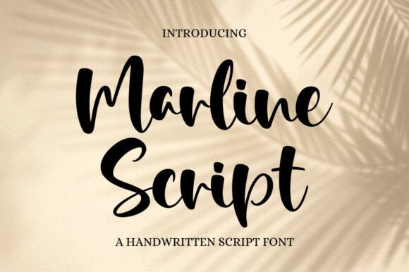 Marline Script: Elevating Design with Handwritten Charm