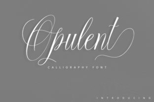 Opulent Script: Elevating Design with Elegant Typography