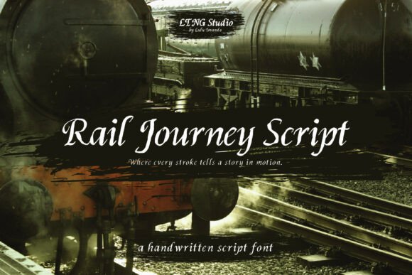 Rail Journey Script: Typography with Vintage Soul