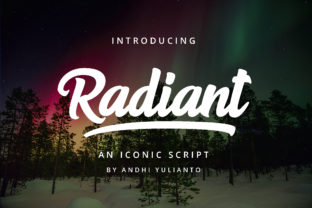 Rediscovering Vintage Charm: The Radiant Script Typeface