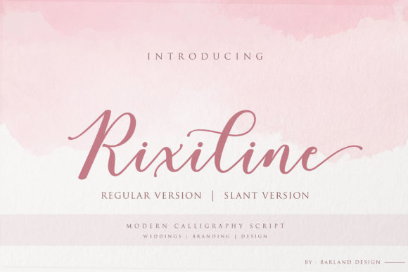 Rixiline Script: A Font That Dances with Elegance