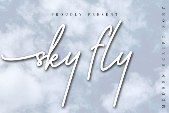 Sky Fly Script: Elevating Modern Design with Handwritten Elegance