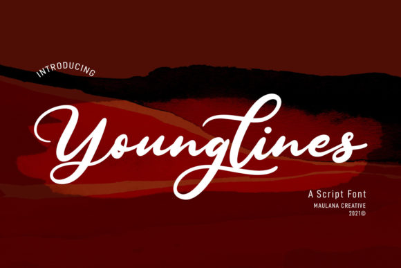 The Elegant Flow of Younglines Script for Modern Brands
